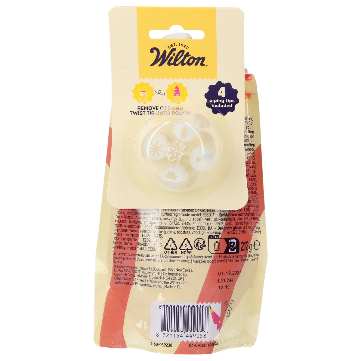 Wilton Decorator Icing Red 212g