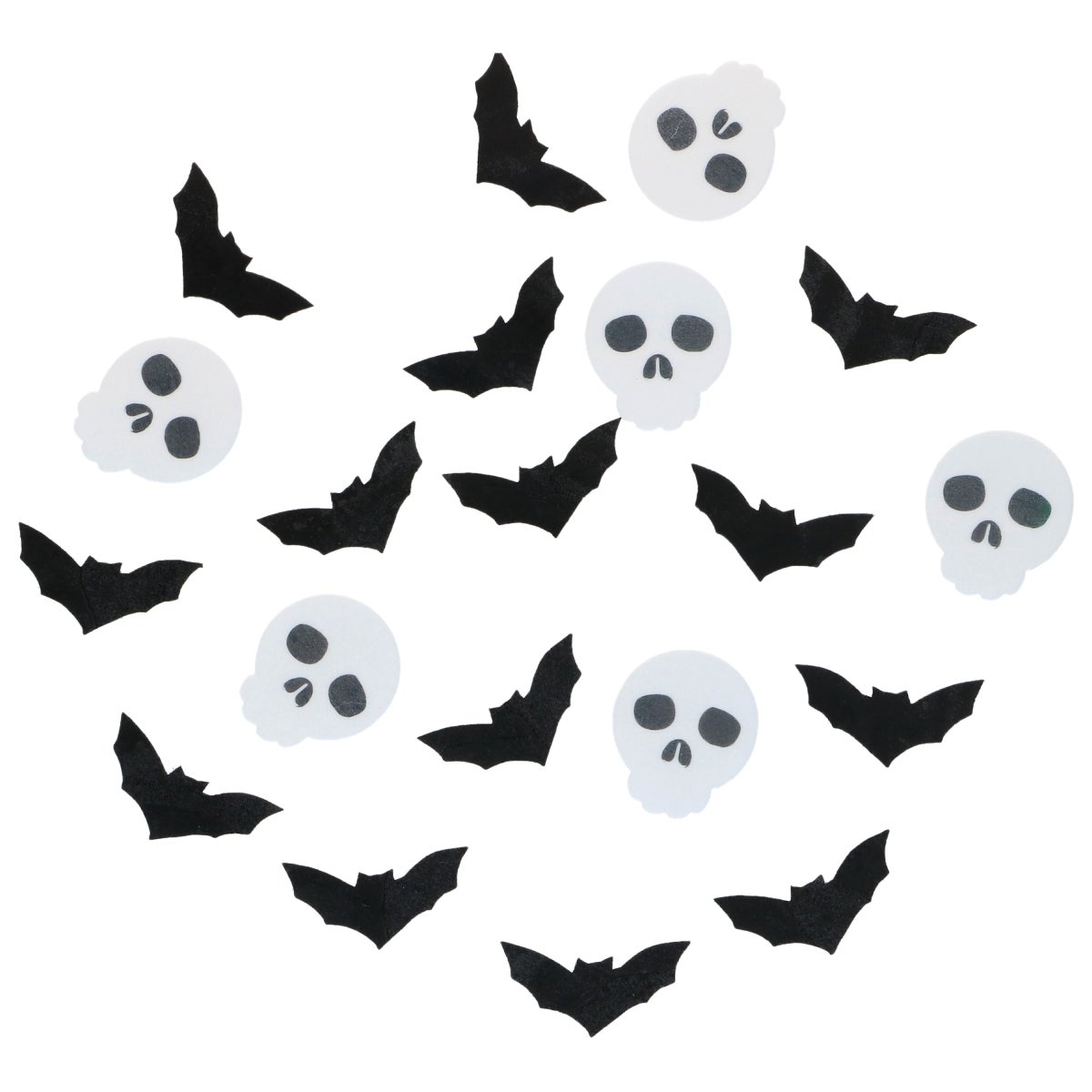 Wilton Edible Wafer Decorations Bats and Skull set/18