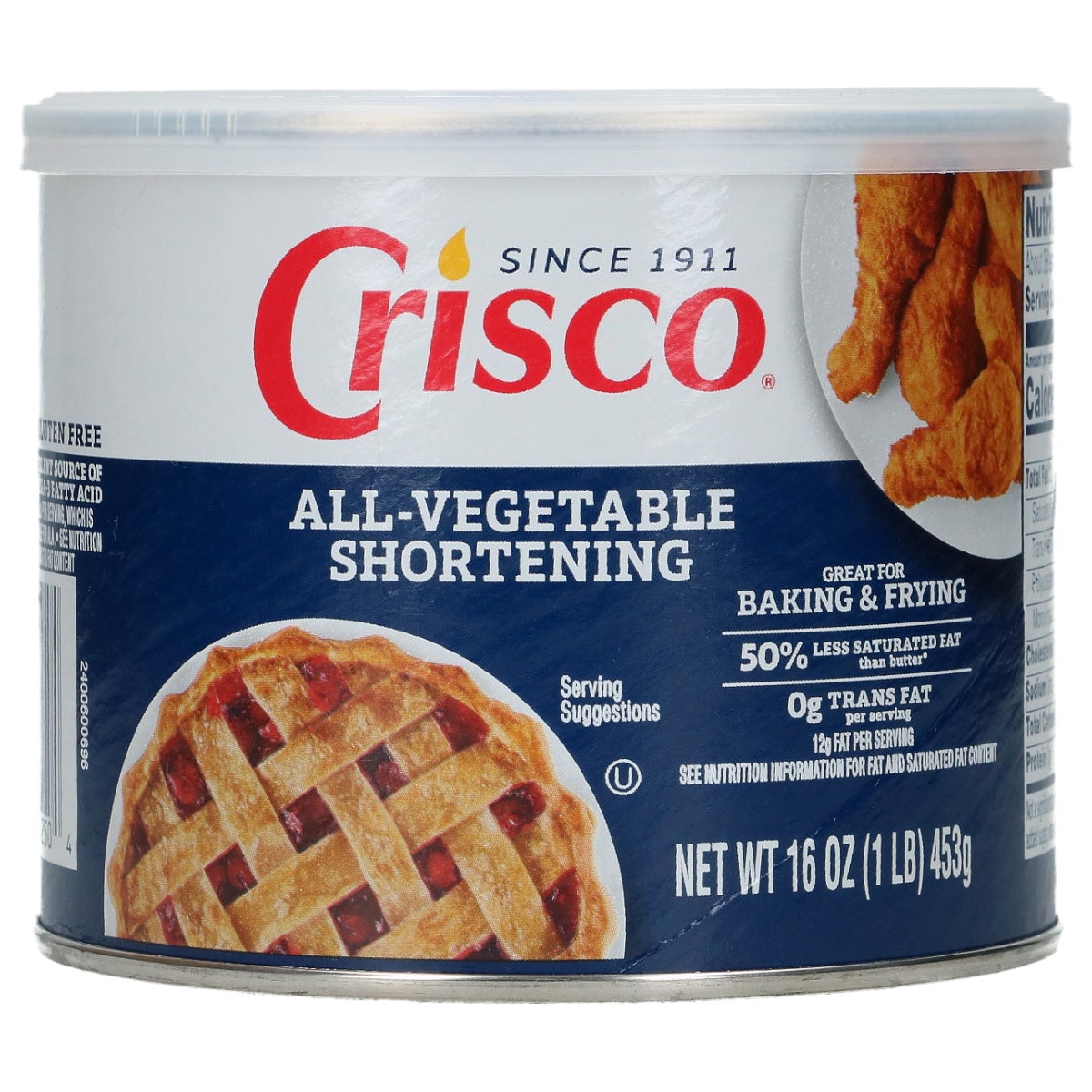 Crisco Shortening All-Vegetable 450g