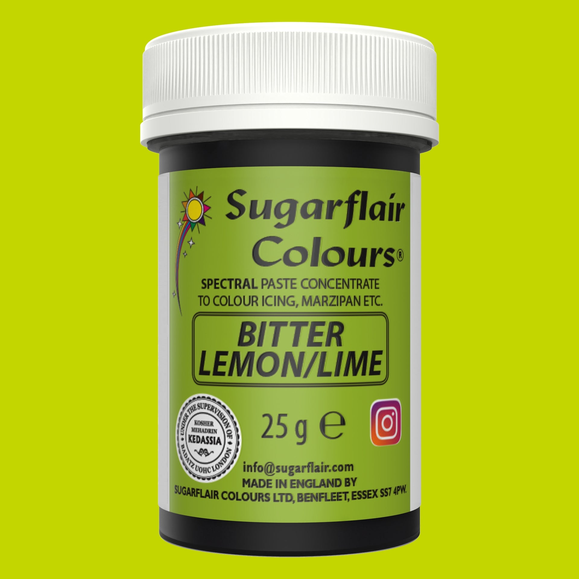 Sugarflair Paste Colour Bitter Lemon/Lime 25g