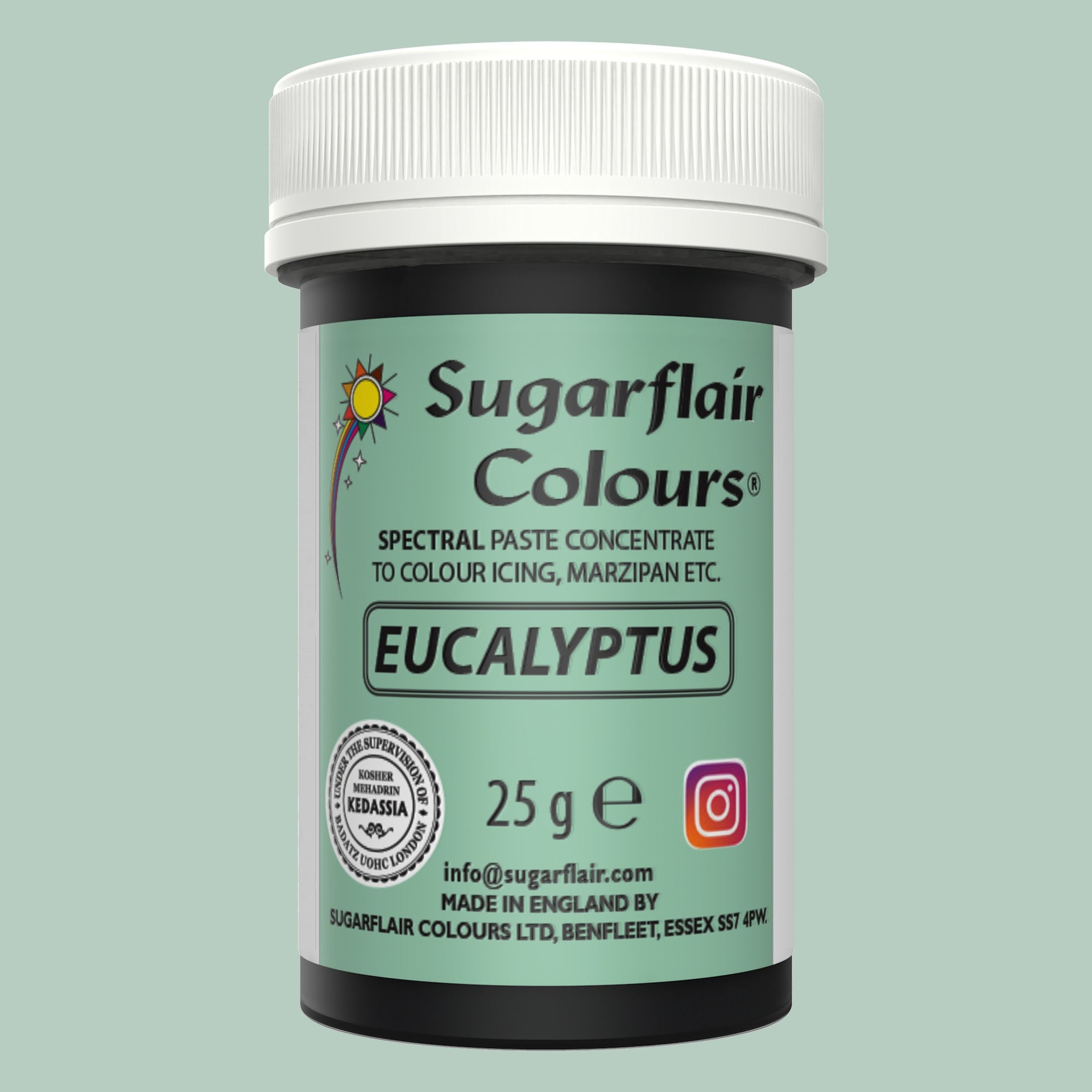 Sugarflair Paste Colour Eucalyptus 25g