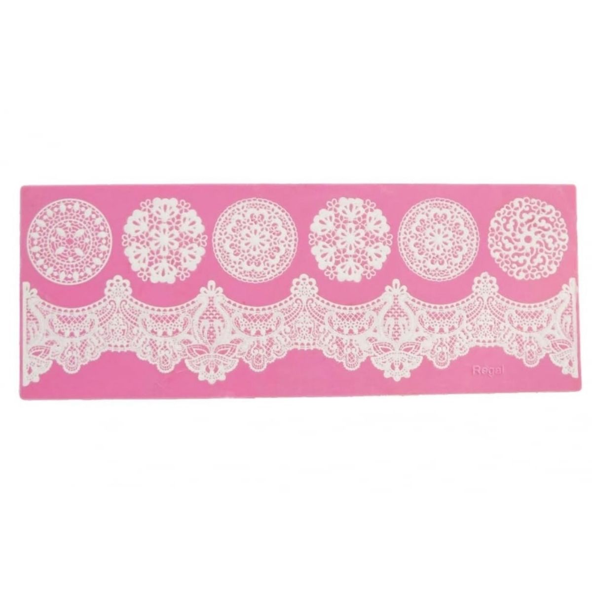 Cake Lace Mat - Regal Design Strip