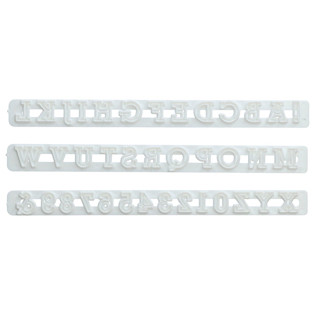 FMM Tappit Cutter Alphabet & Numbers Upper Case