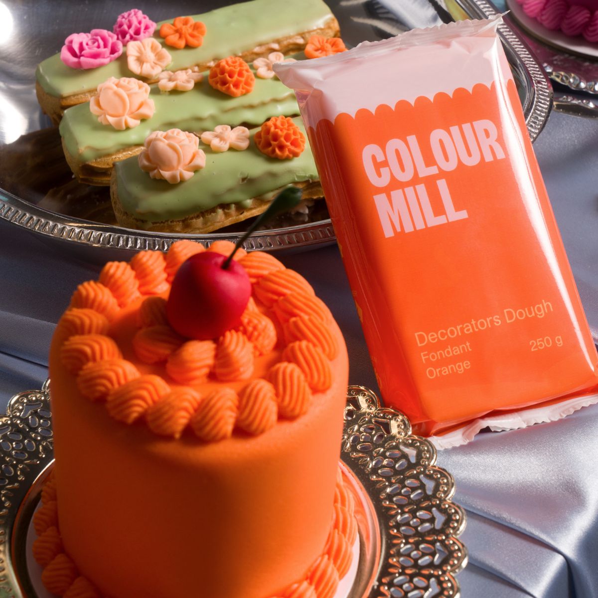 Colour Mill Sugar Paste Decorators Dough Orange 250g