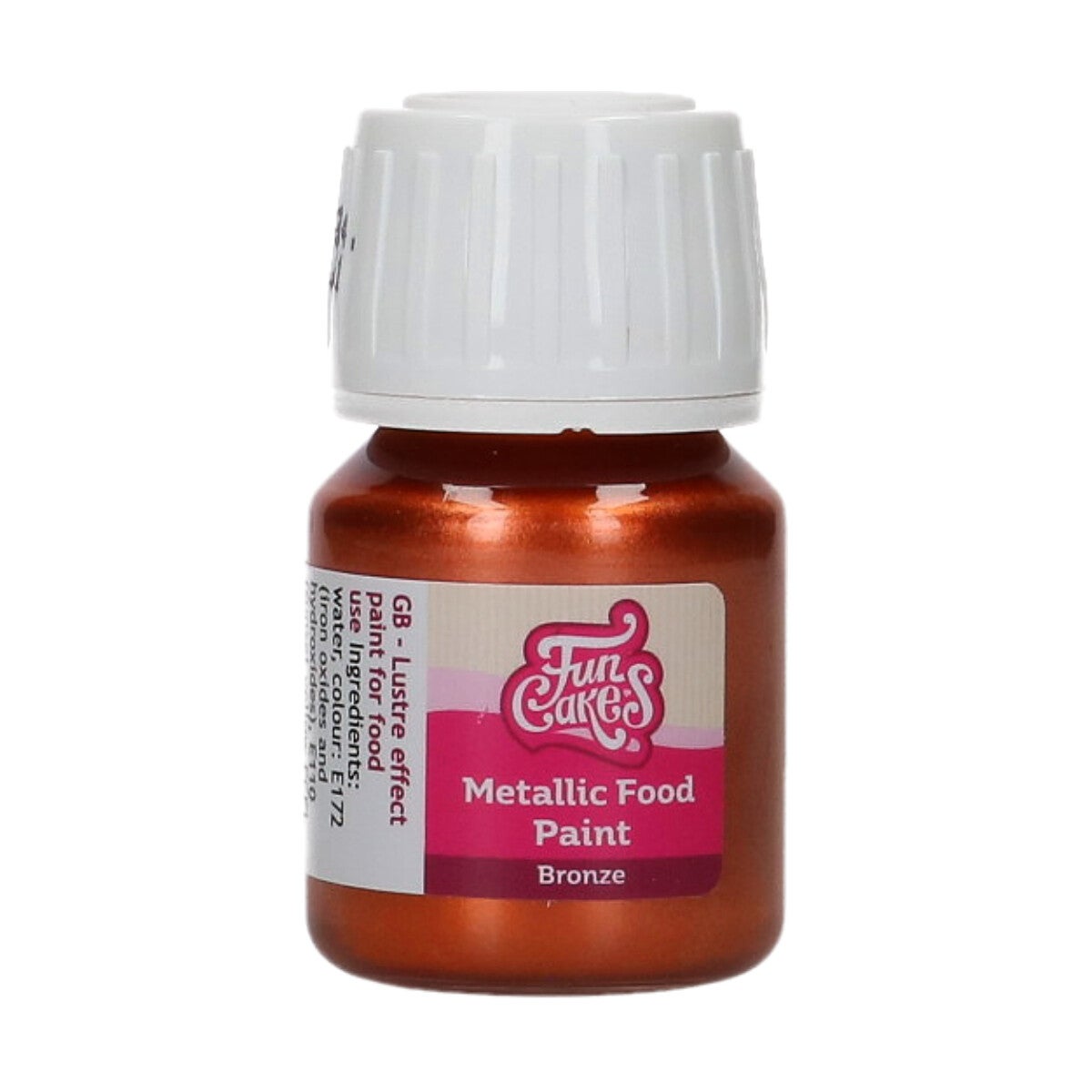 FunCakes Metallic Food Paint Bronze 30ml BBD Discount