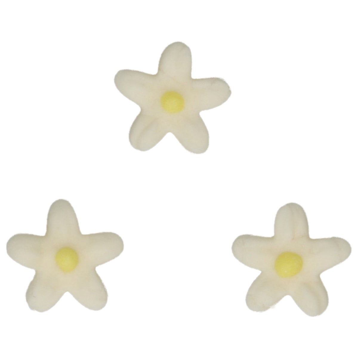 FunCakes Sugar Paste Decorations Chrysanthemum White/Yellow set/30