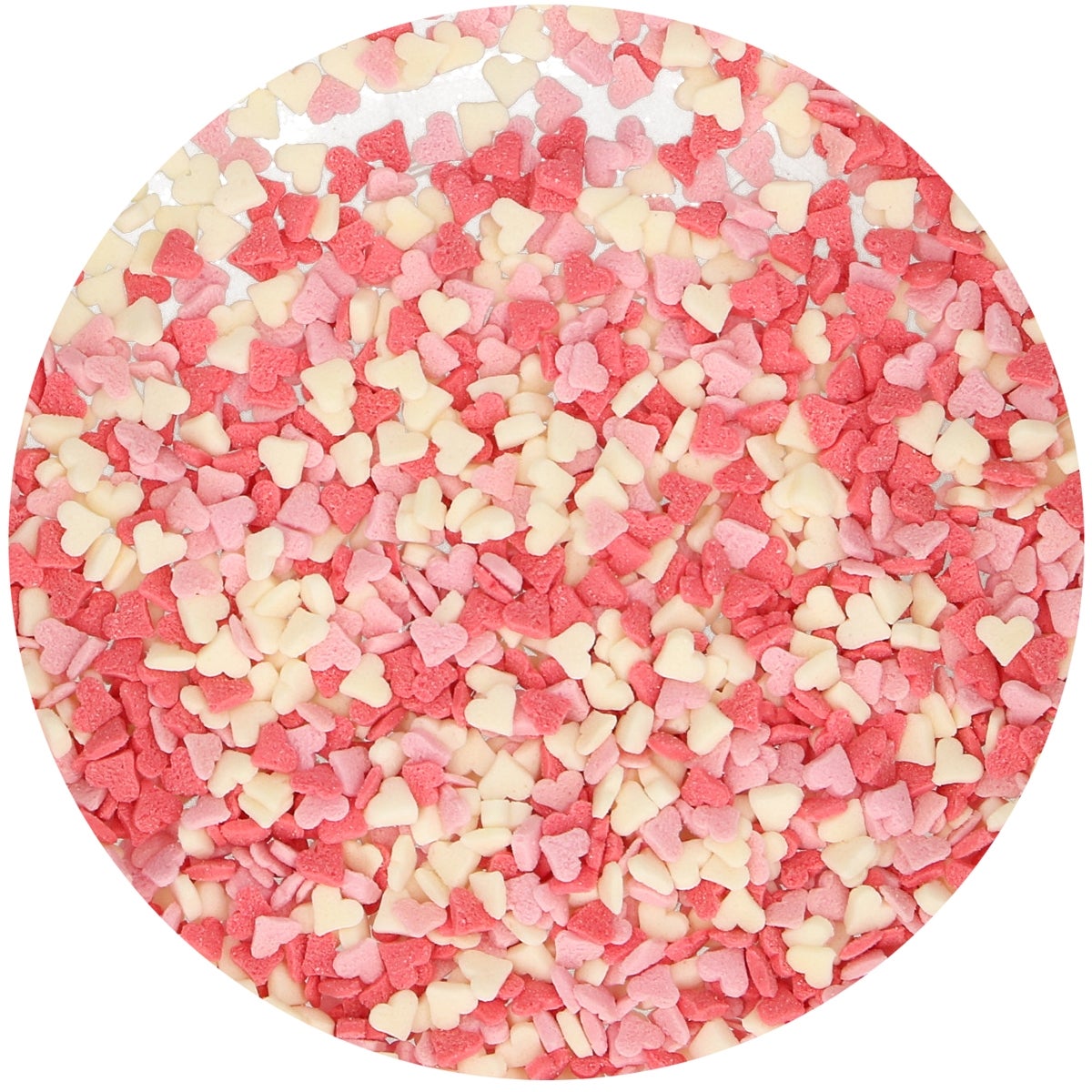 FunCakes Mini Hearts Pink/White/Red 60g