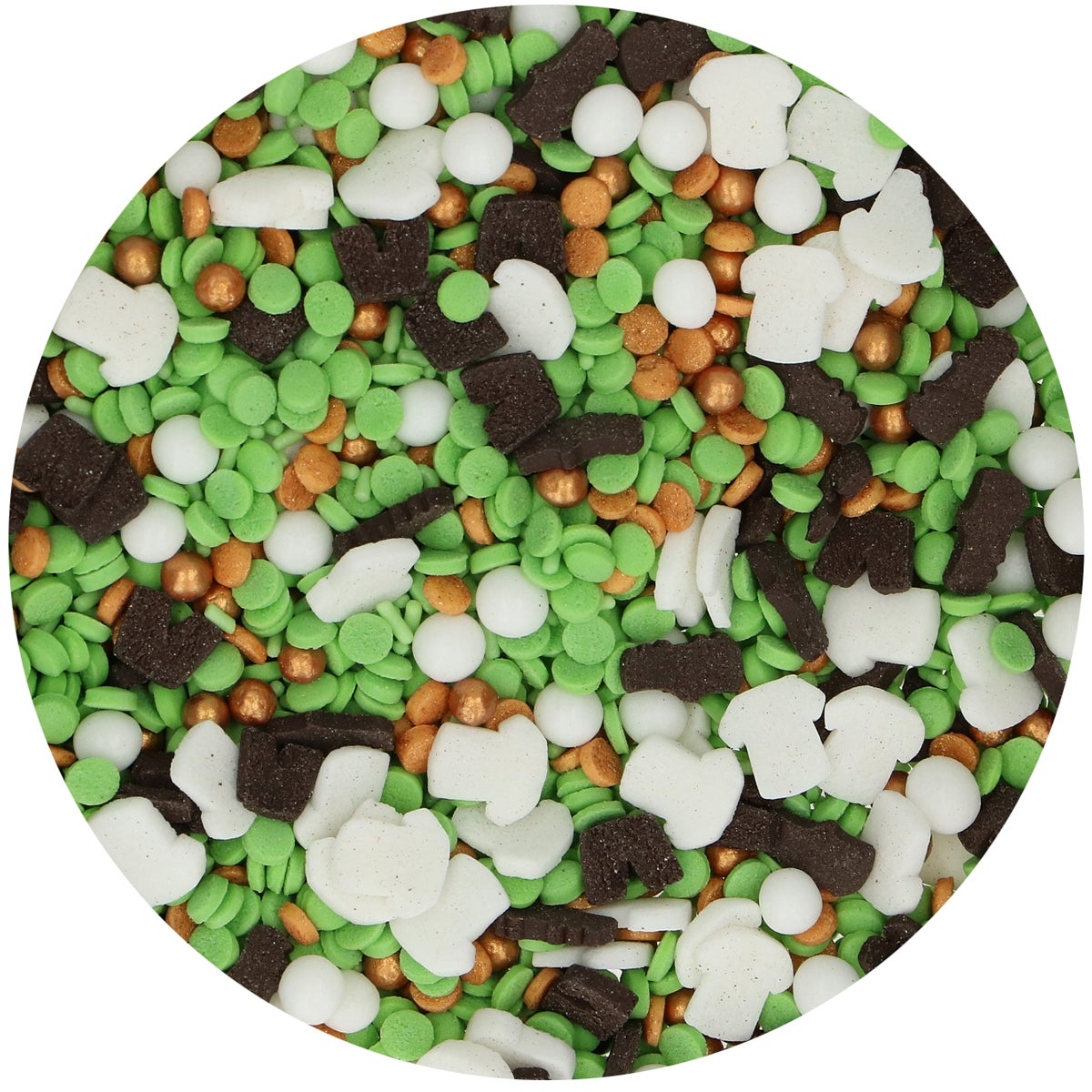 FunCakes Sprinkle Medley Gold Football 65g