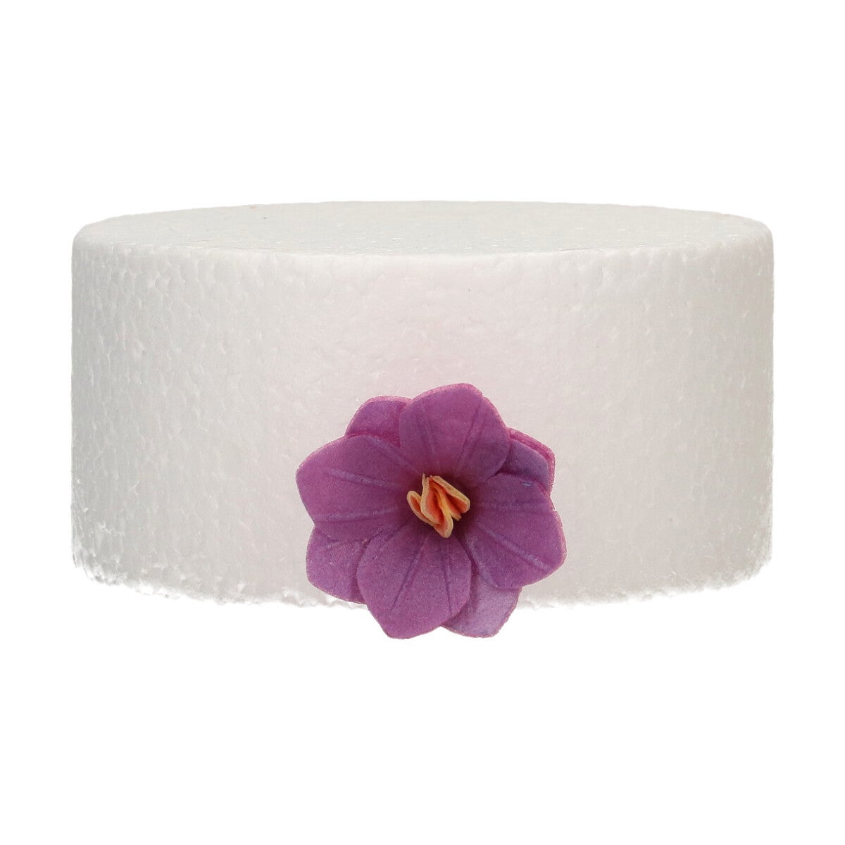 FunCakes Edible Wafer Flowers Deluxe Hydrangea Purple/Yellow Small pk/18
