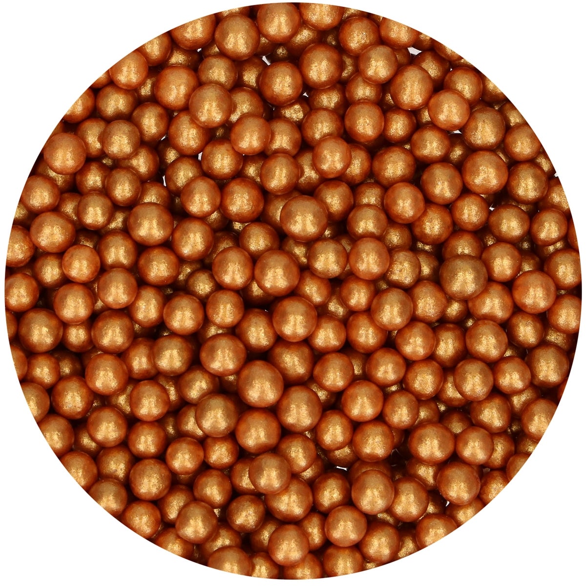FunCakes Soft Pearls 5mm Bronze Gold 600g