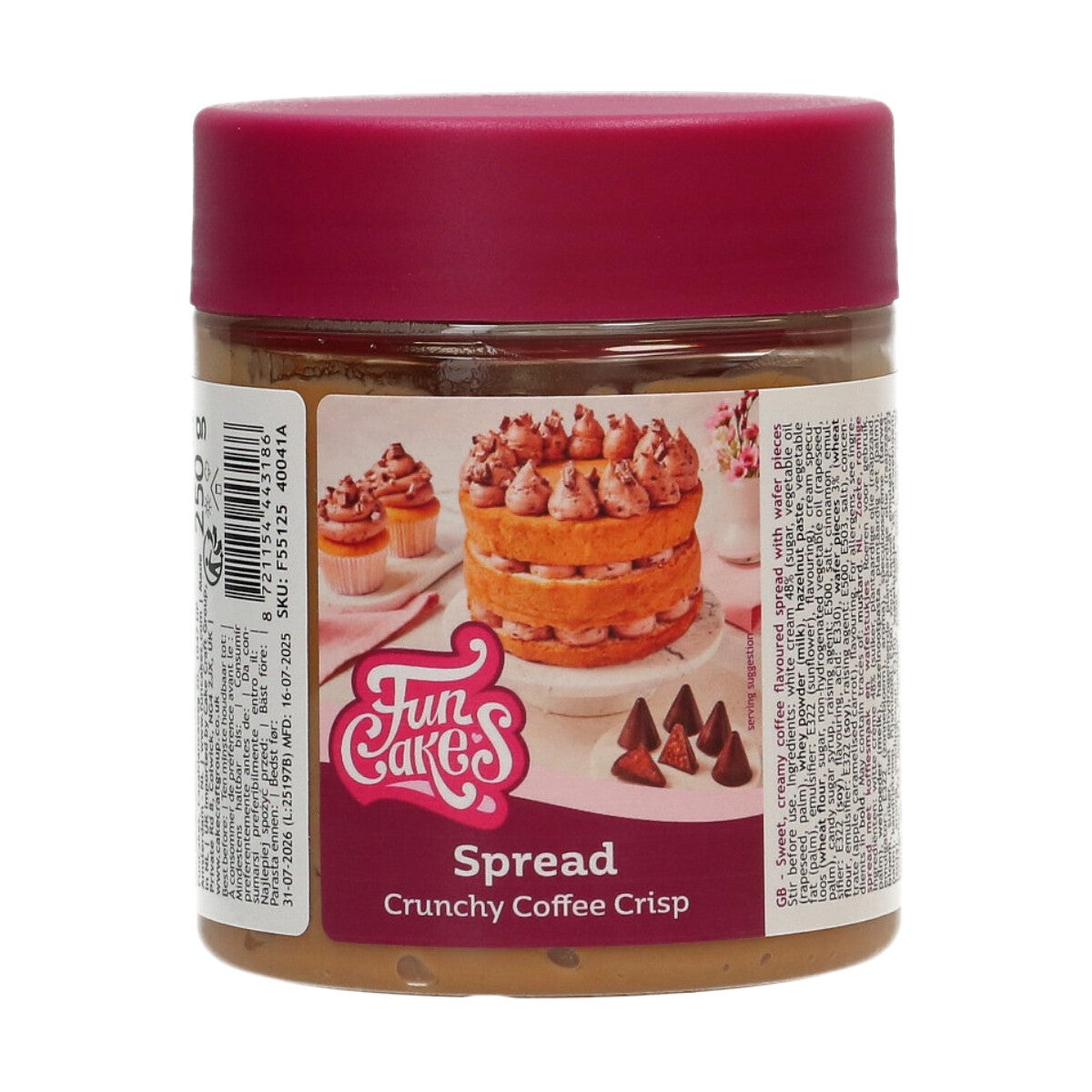 FunCakes Spread Crunchy Coffee Crisp 250g