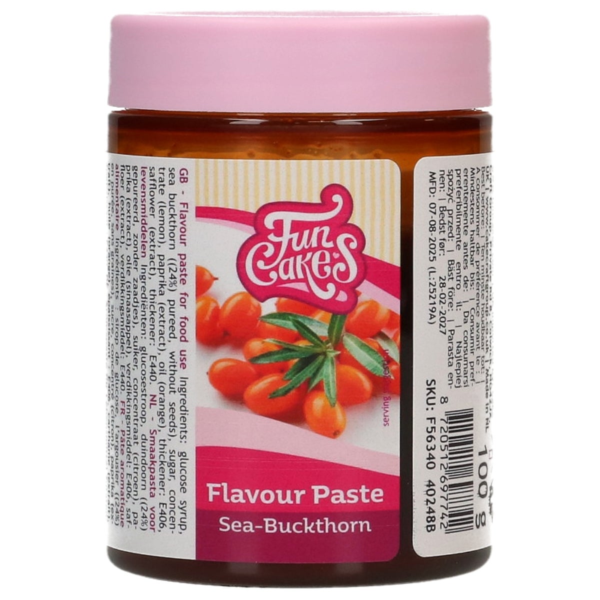 FunCakes Flavour Paste Sea-Buckthorn 100g