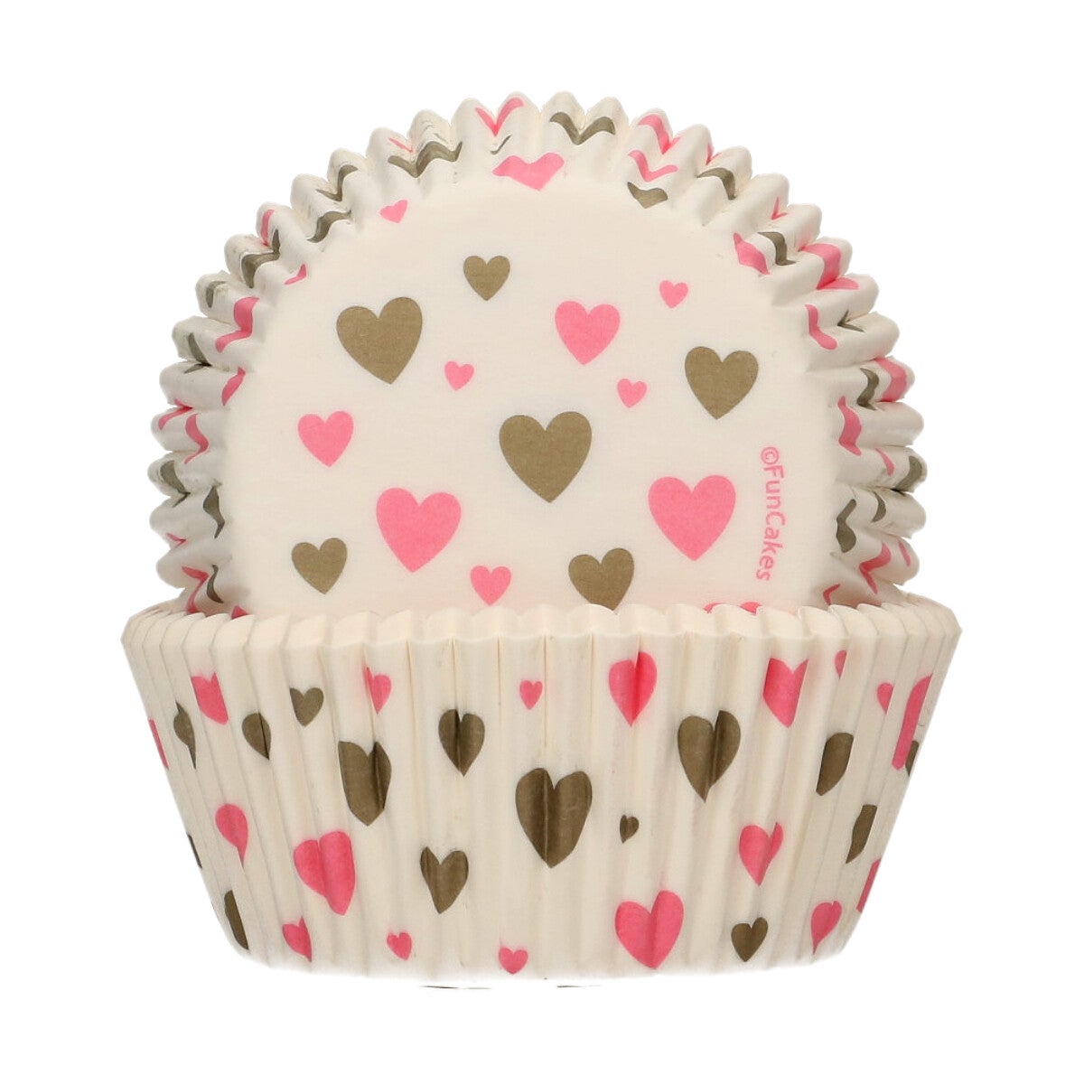 FunCakes Baking Cups Hearts pk/48