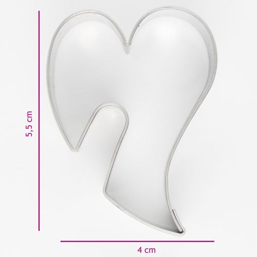 Cookie Cutter Decorative Heart 5,5cm