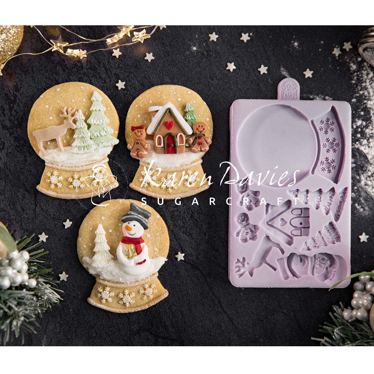 Karen Davies Silicone Mould - Snowglobe