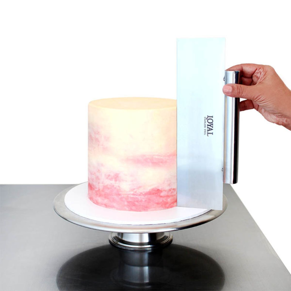 LOYAL Long Edge Scraper with Handle 28x8cm