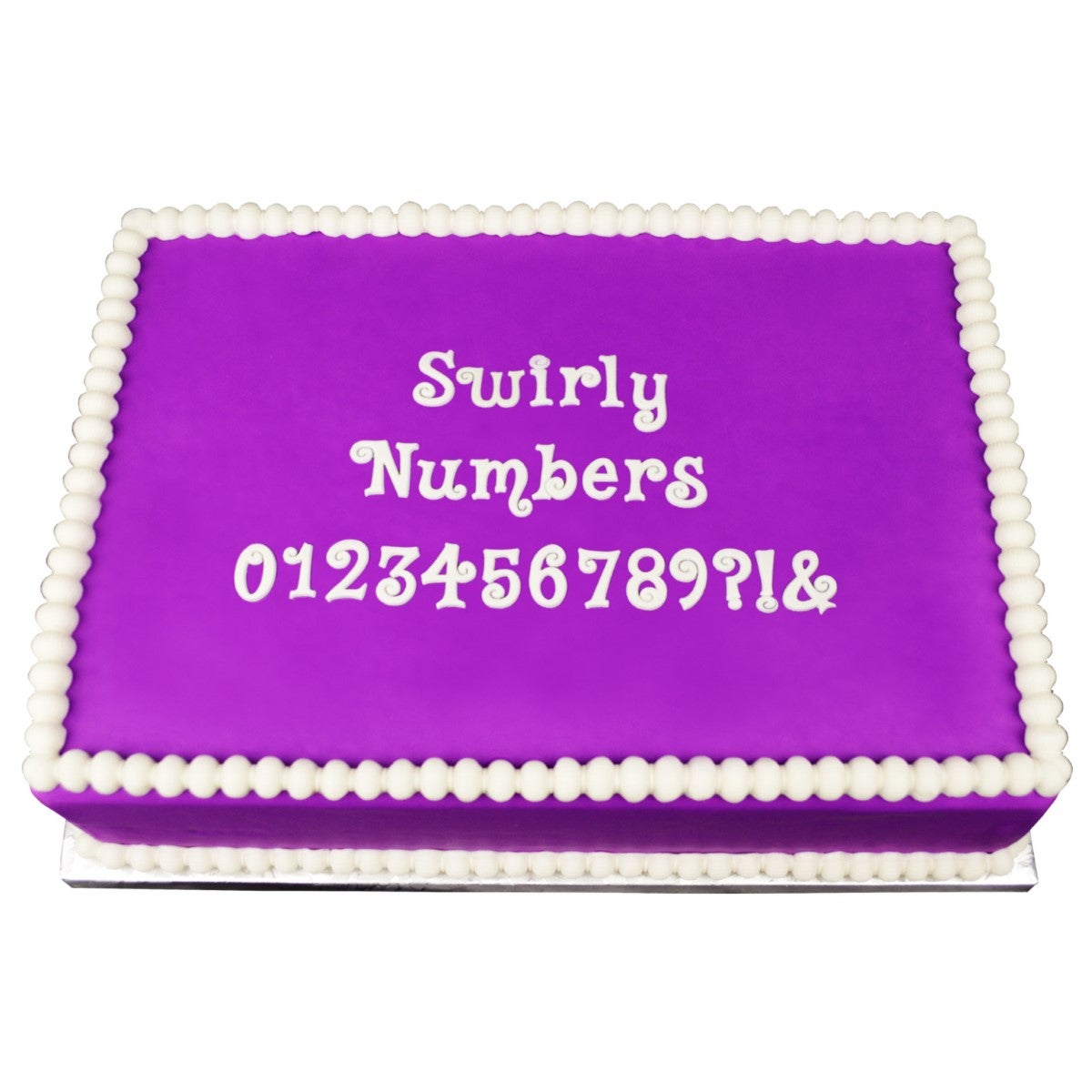 Marvelous Molds Silicone Mold - Swirly Numbers Flexabet™