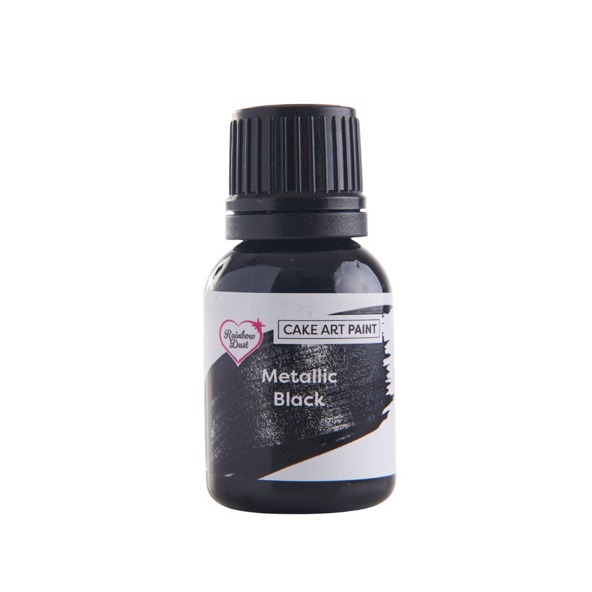 Rainbow Dust Cake Art Paint Metallic Paint Black 25g