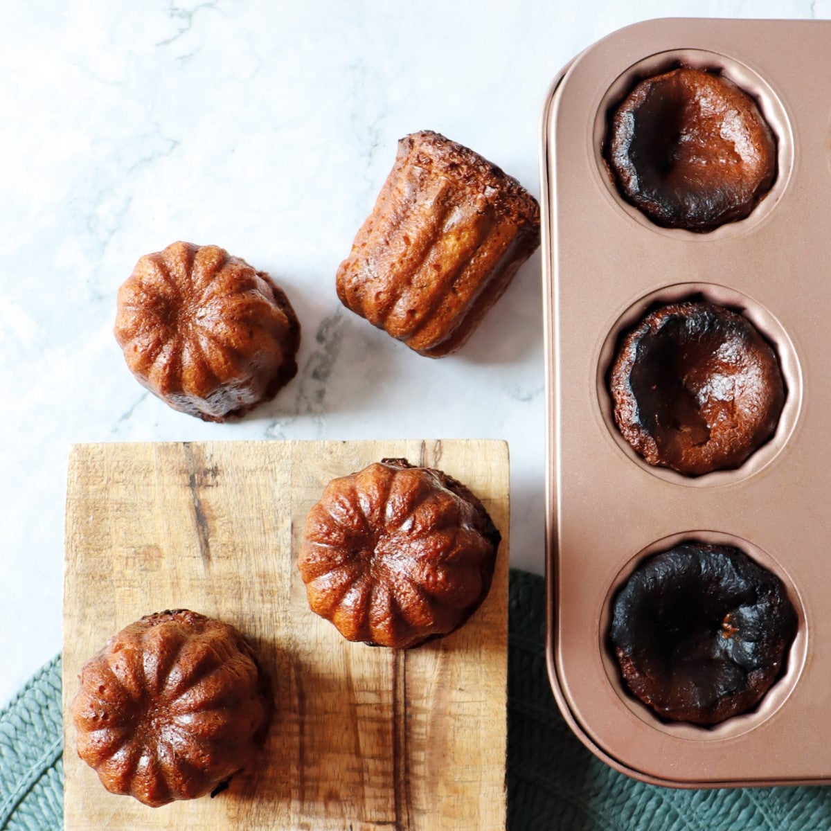 Scrapcooking Non-Stick Canelé Mould -  9 Cavity