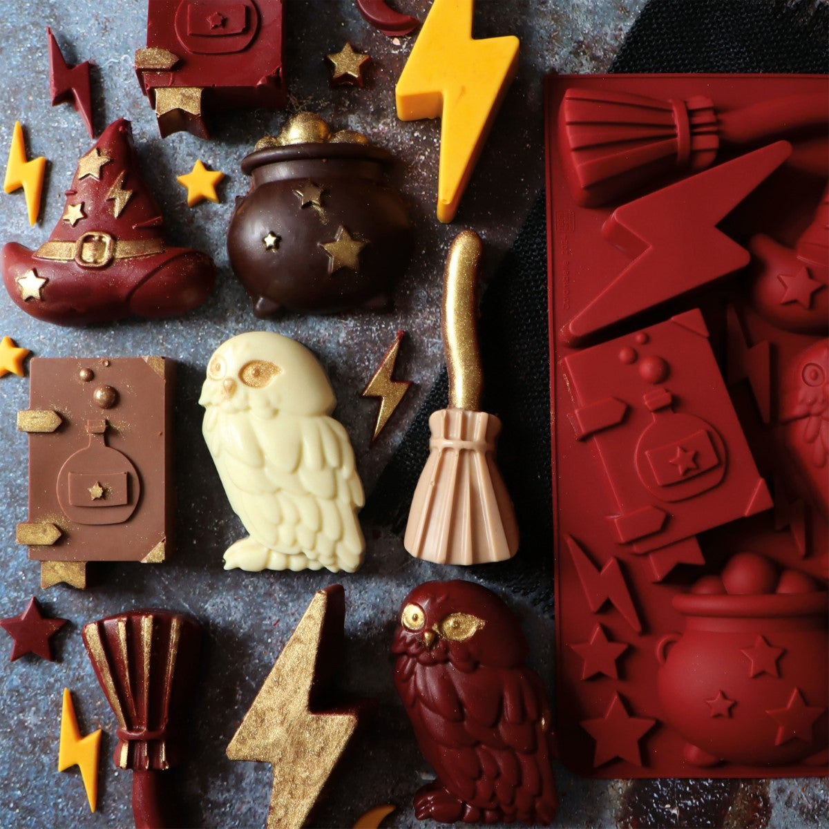 Scrapcooking Silicone Mould Wizard - 6 Cavity 