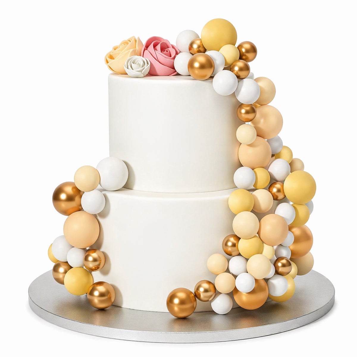 Simply Making Decorative Ball Set Lemon Ombre & Gold pk/32