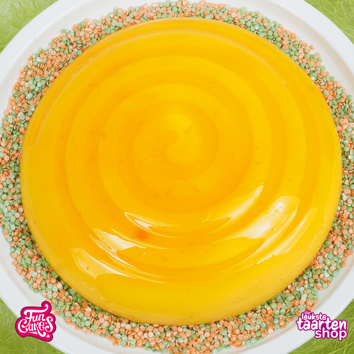 Easter mirror glaze