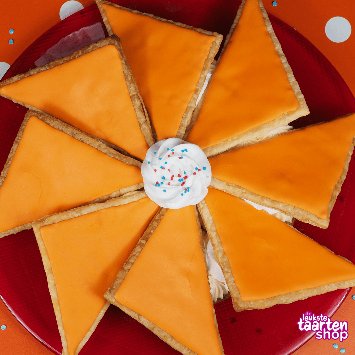 Orange Dutch Tompouce Cake