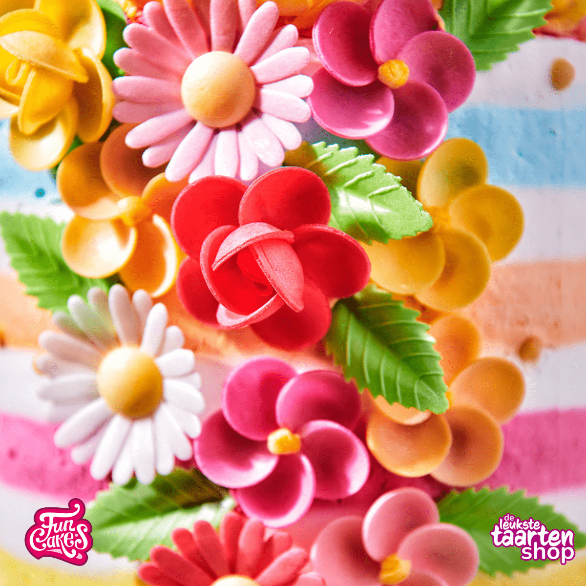 Summer Cake with Flowers
