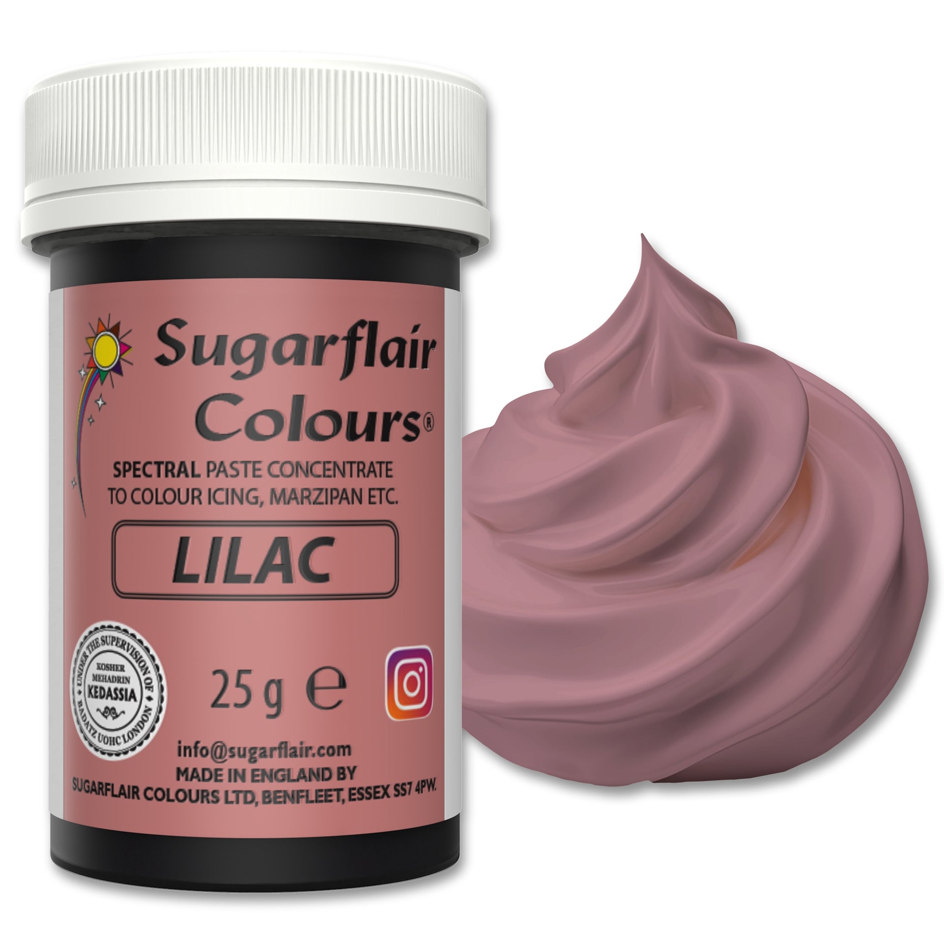 Sugarflair Paste Colour Lilac 25g