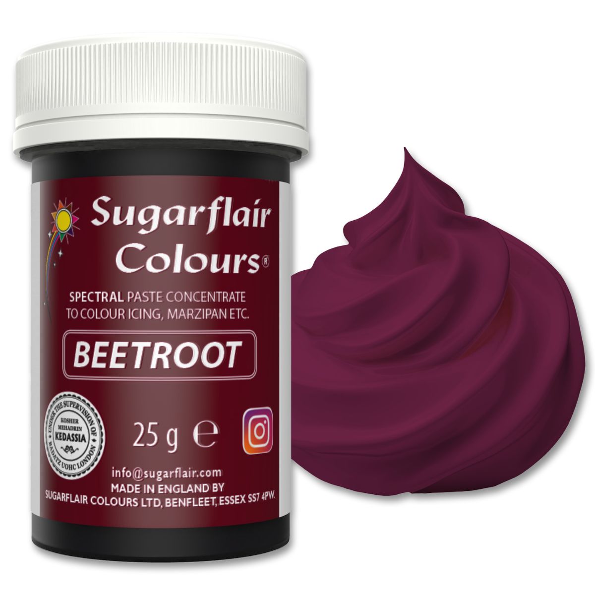 Sugarflair Paste Colour Beetroot 25g