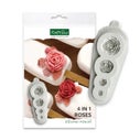 Katy Sue Silicone Mould 4 in 1 Roses
