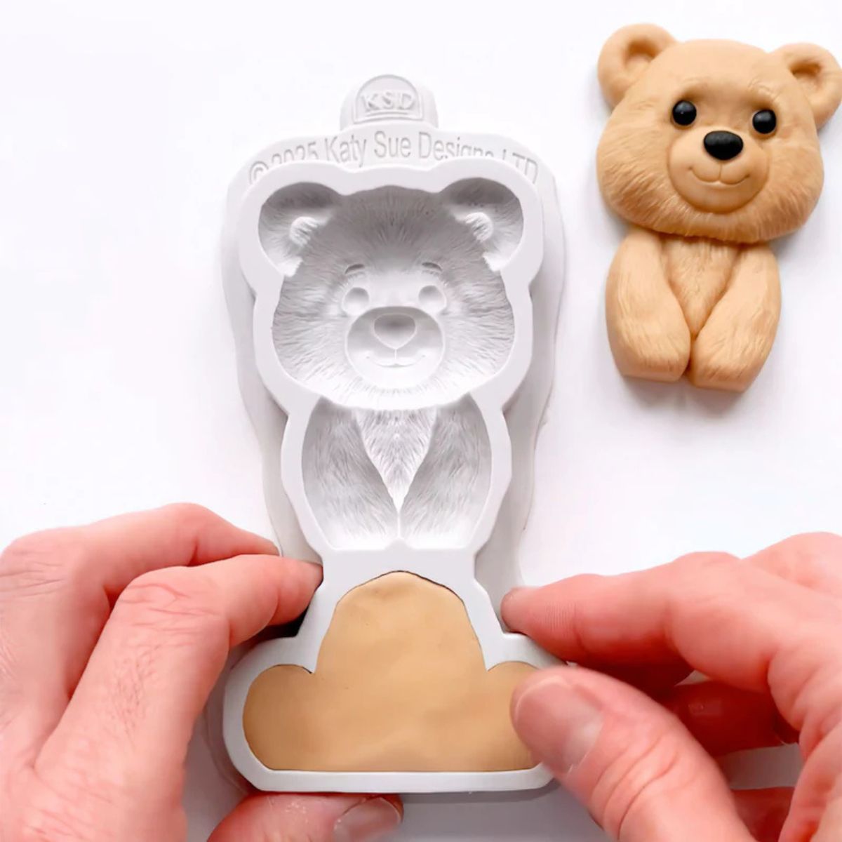 Katy Sue Silicone Mould Easy Stand Bear