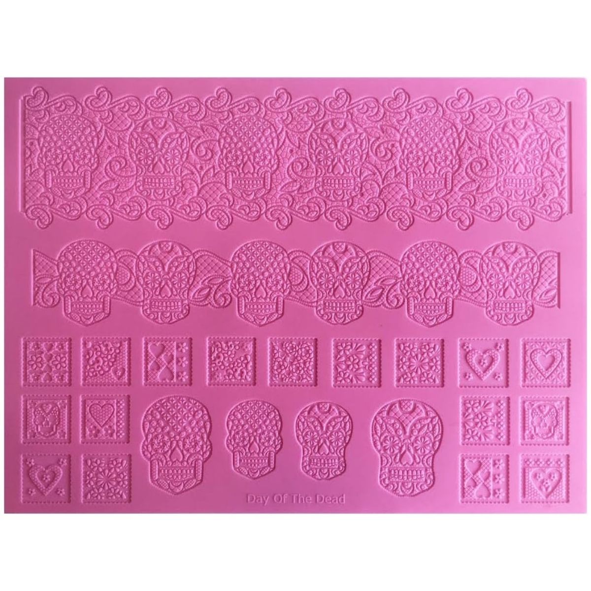 Cake Lace Mat - Day Of The Dead Large