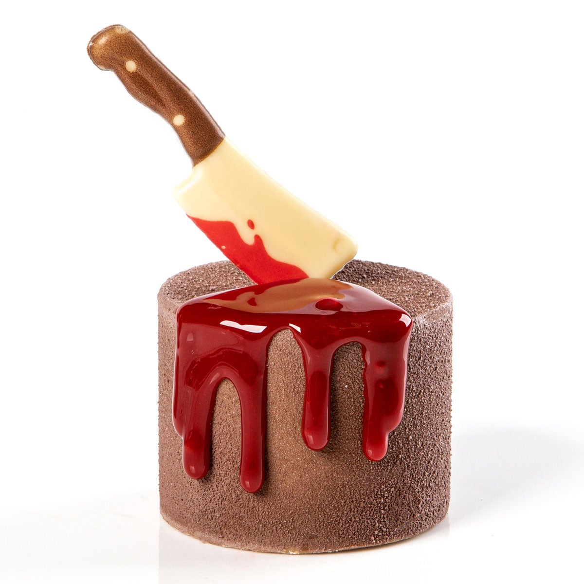 FunCakes Chocolate Decoration Halloween Bloody Knives set/10