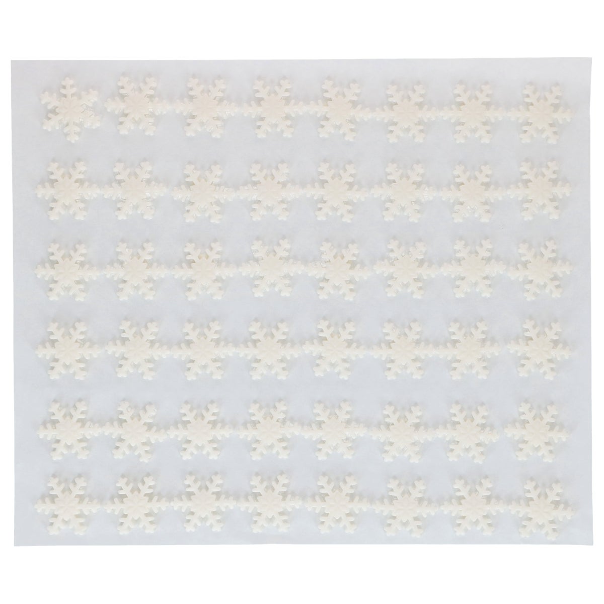 FunCakes Bulk Sugar Paste Decorations Ice Crystal White pk/144 