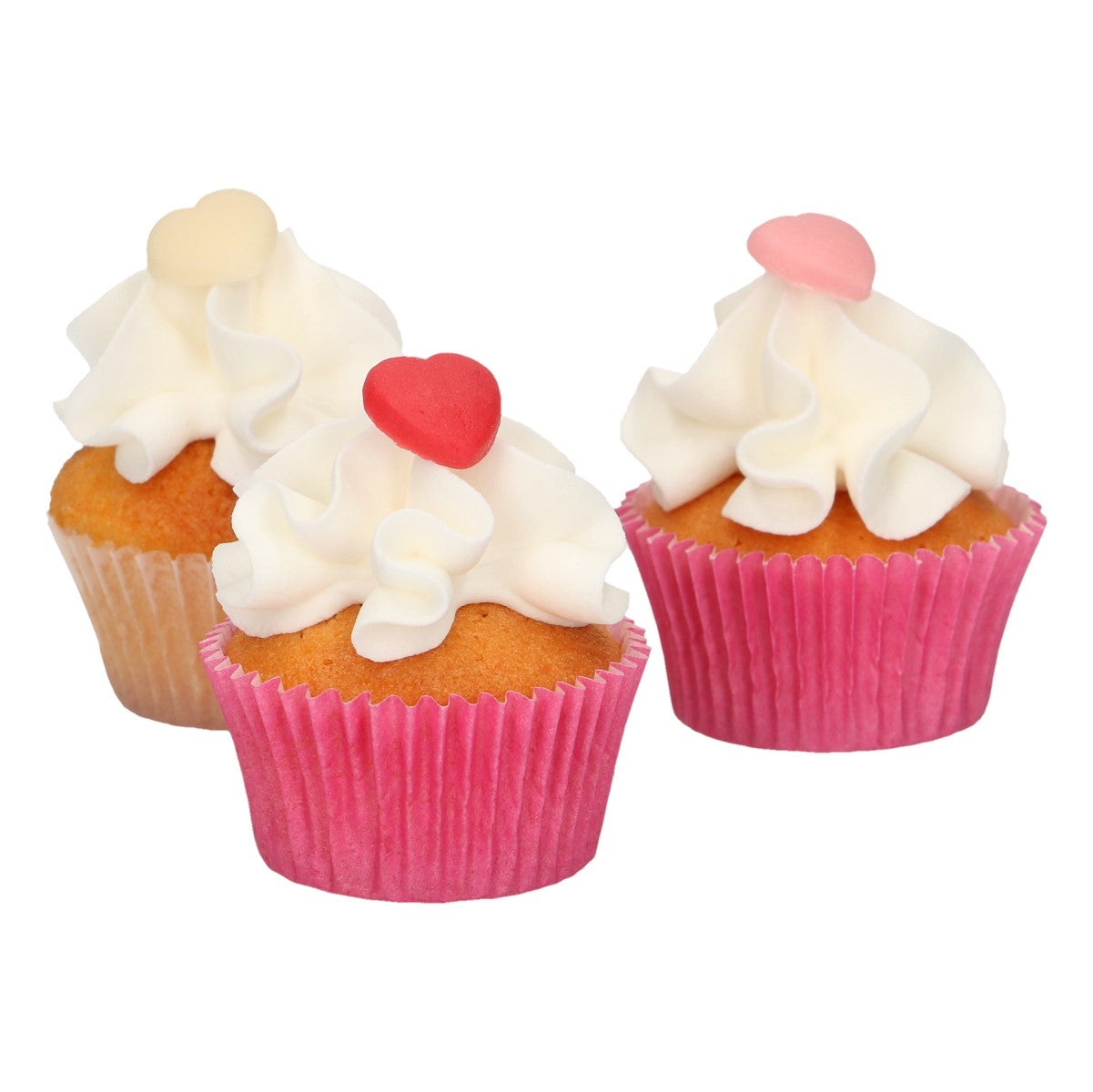 FunCakes Sugar Paste Decorations Hearts Small Assorti set/30