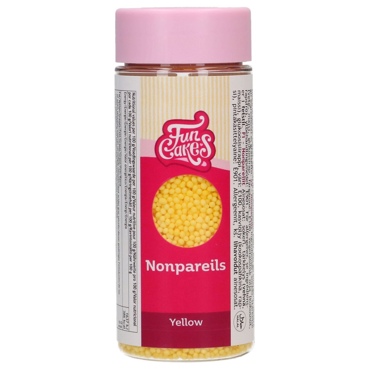 FunCakes Nonpareils Yellow 80g