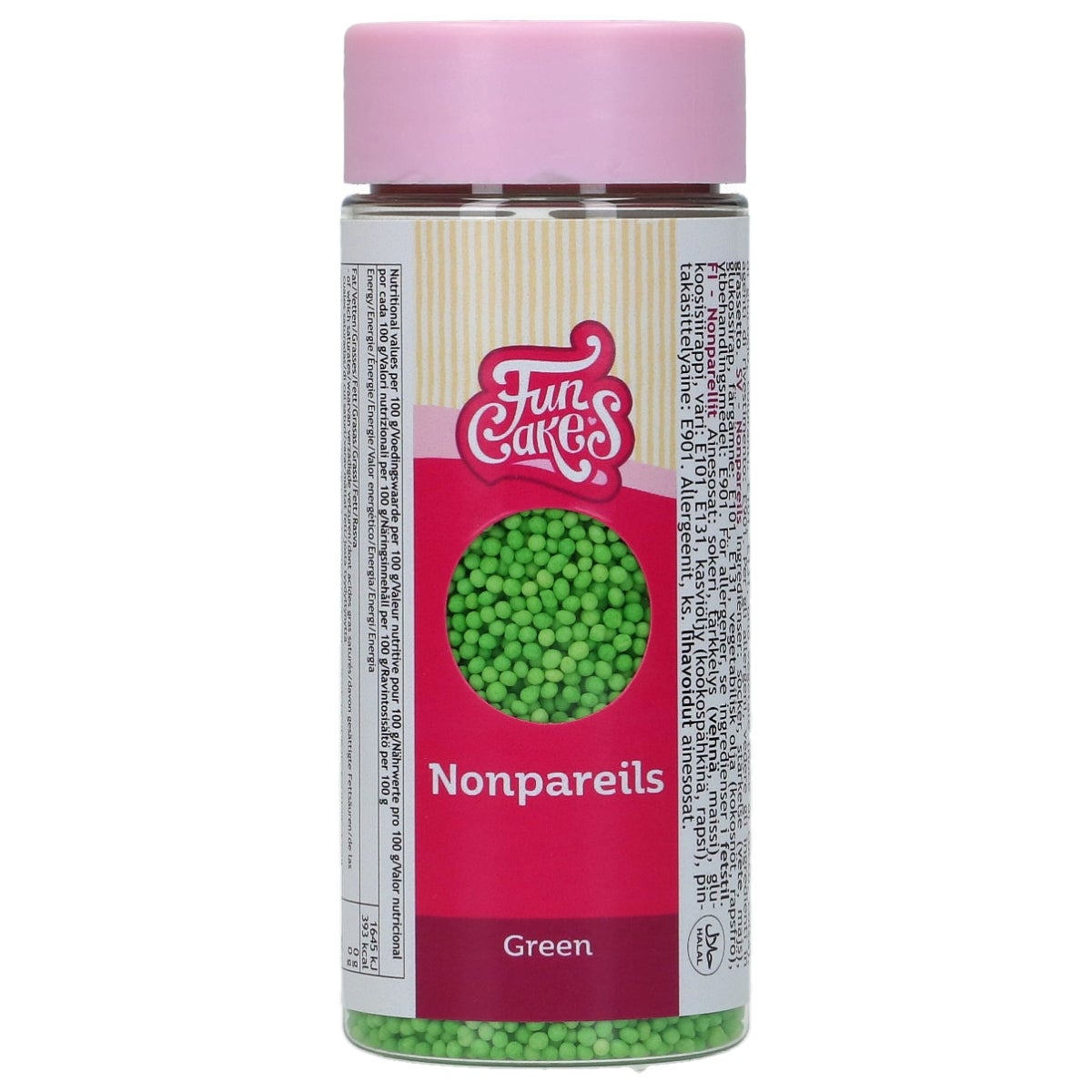 FunCakes Nonpareils Green 80g