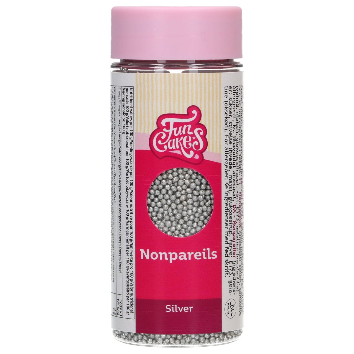 FunCakes Nonpareils Silver 80g