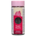 FunCakes Sugar Pearls Medium Shiny Black 80g