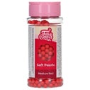 FunCakes Soft Pearls Medium Red 80g