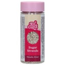 FunCakes Sugar Strands Metallic Silver 80g