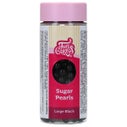 FunCakes Sugar Pearls Large Black 80g