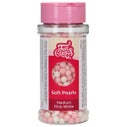 FunCakes Soft Pearls Medium Pink/White 60 g