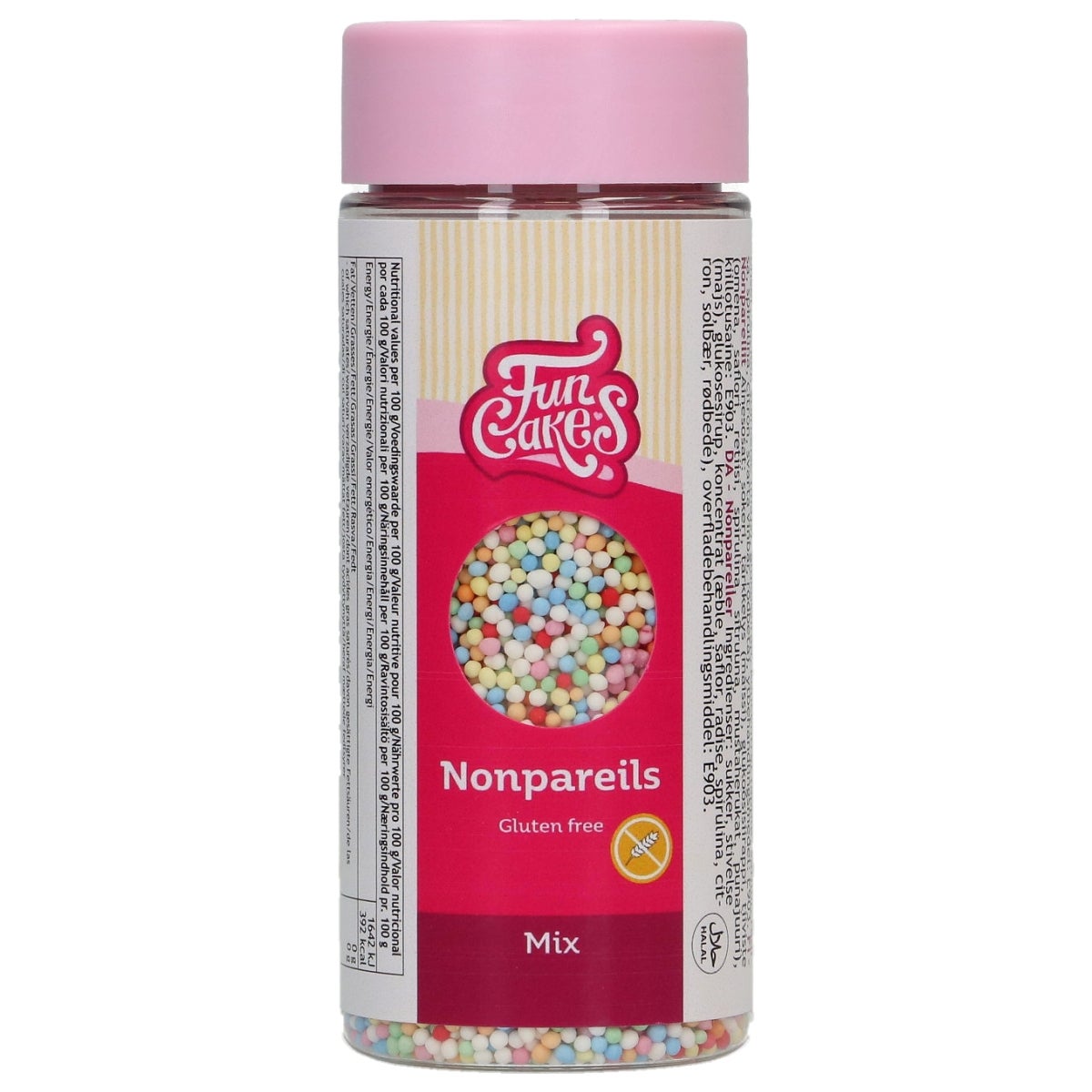 FunCakes Gluten-Free Nonpareils Mix 80g