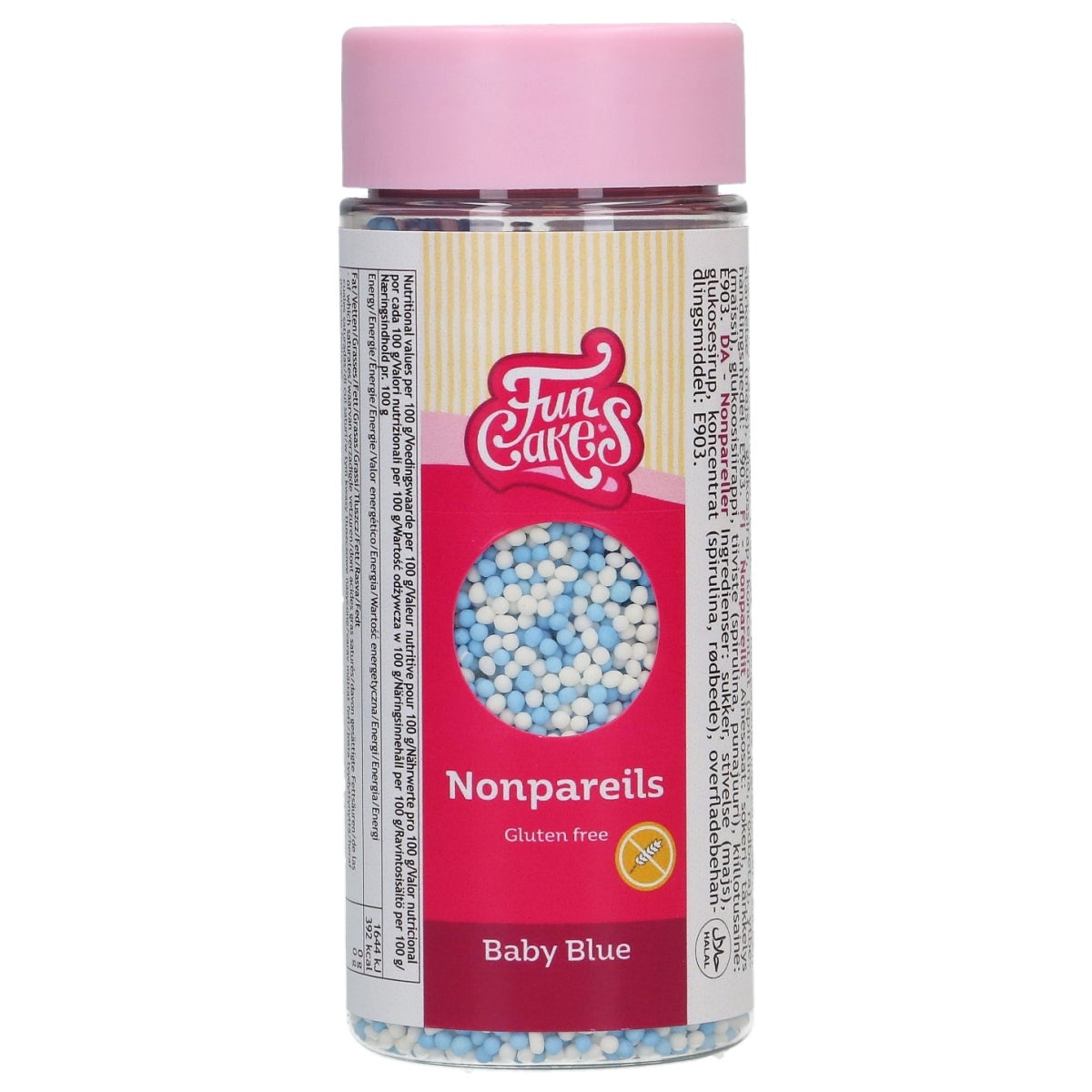 FunCakes Gluten-Free Nonpareils Baby Blue 80g