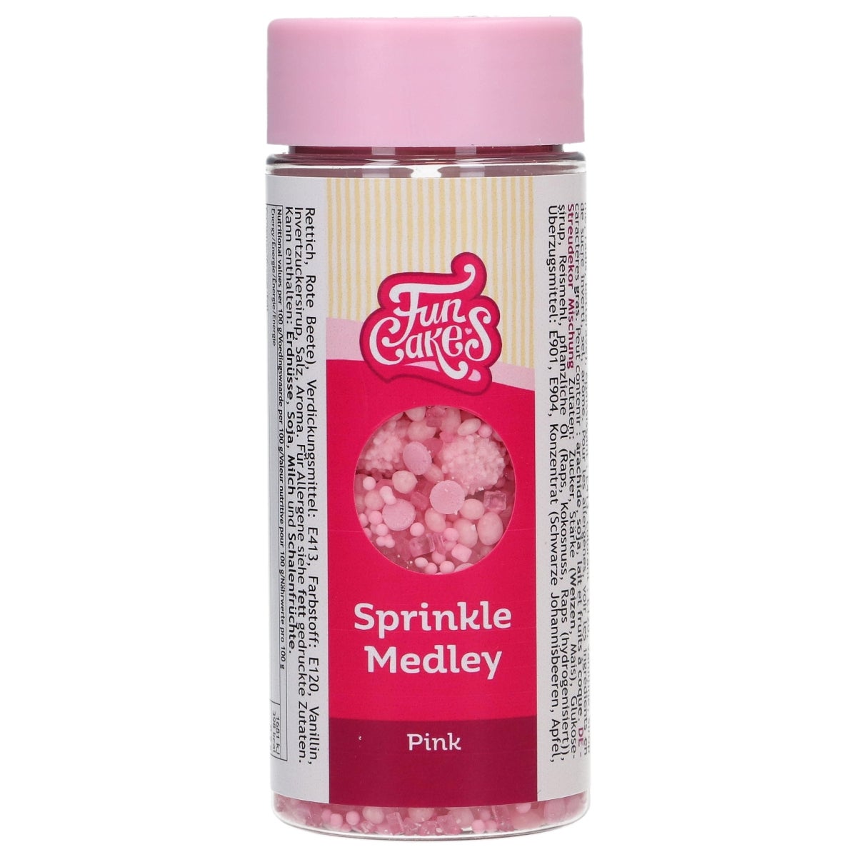FunCakes Sprinkle Medley Pink 70g