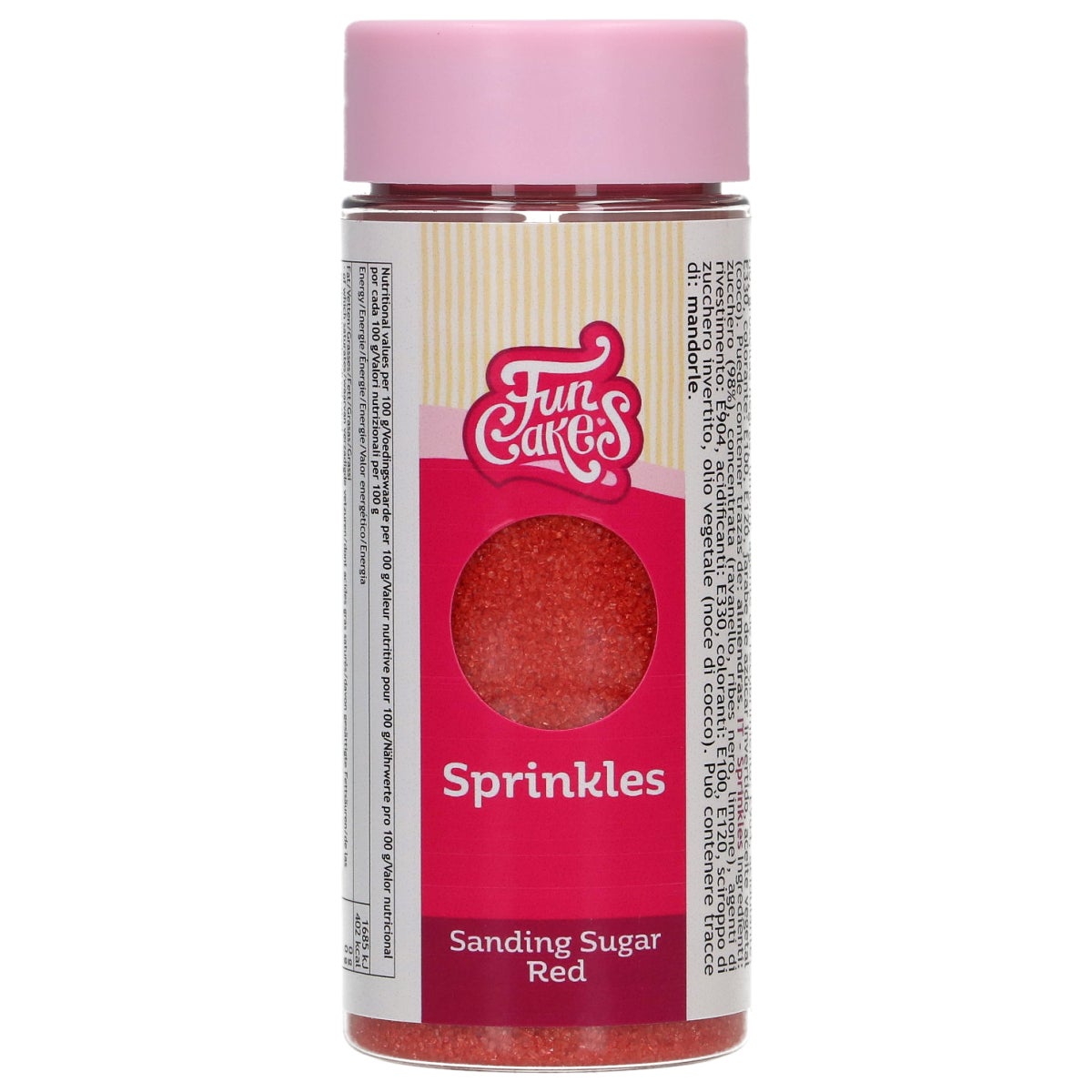 FunCakes Sanding Sugar Red 80g