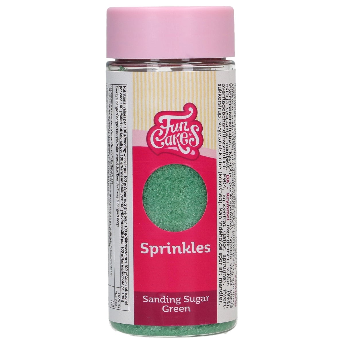 FunCakes Sanding Sugar Green 80g