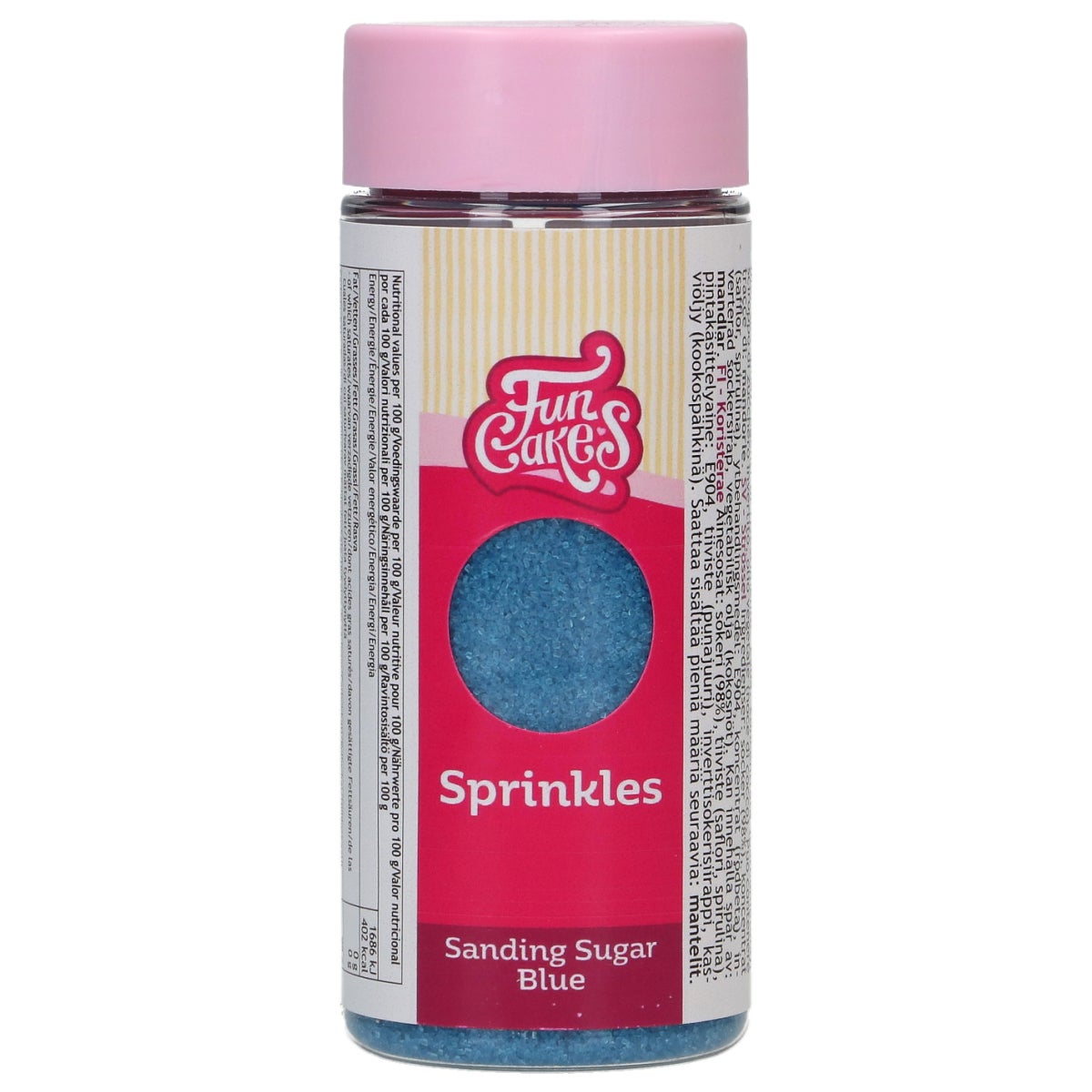 FunCakes Sanding Sugar Blue 80g